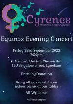 Equinox Evening Concert, 23 Sept 2022