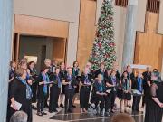 Another song with view of Christmas tree