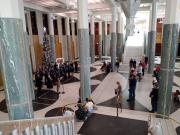 View from top of the stairs